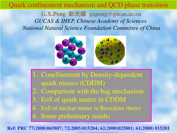 PPT - Quark confinement mechanism and QCD phase transition PowerPoint ...