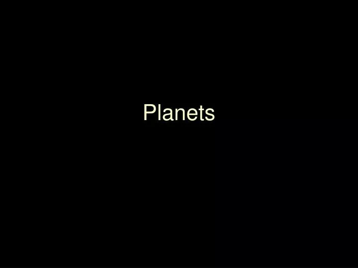 planets n.