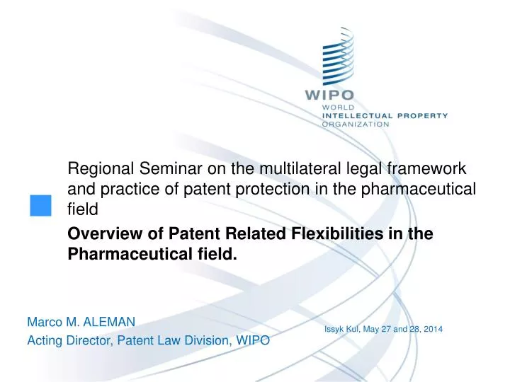 Wipo patent law
