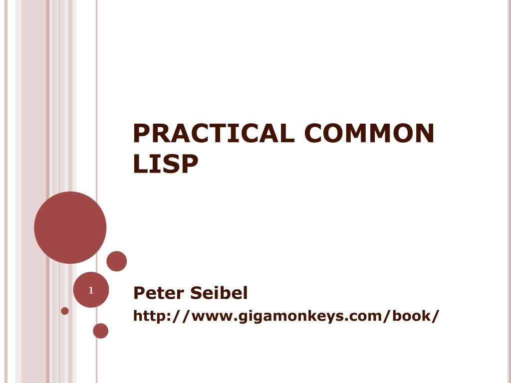PPT - PRACTICAL COMMON LISP PowerPoint Presentation, free download - ID ...
