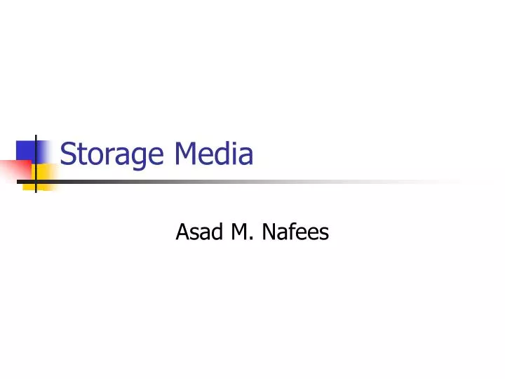 storage media n.