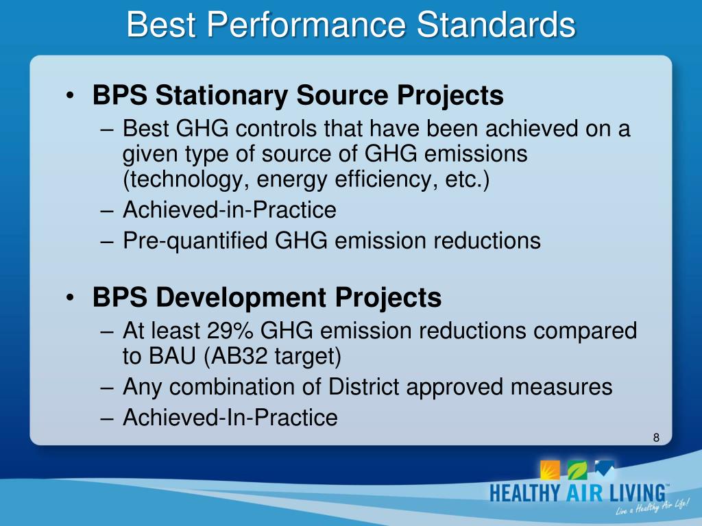 PPT GHG Best Performance Standards San Joaquin Valley APCD PowerPoint