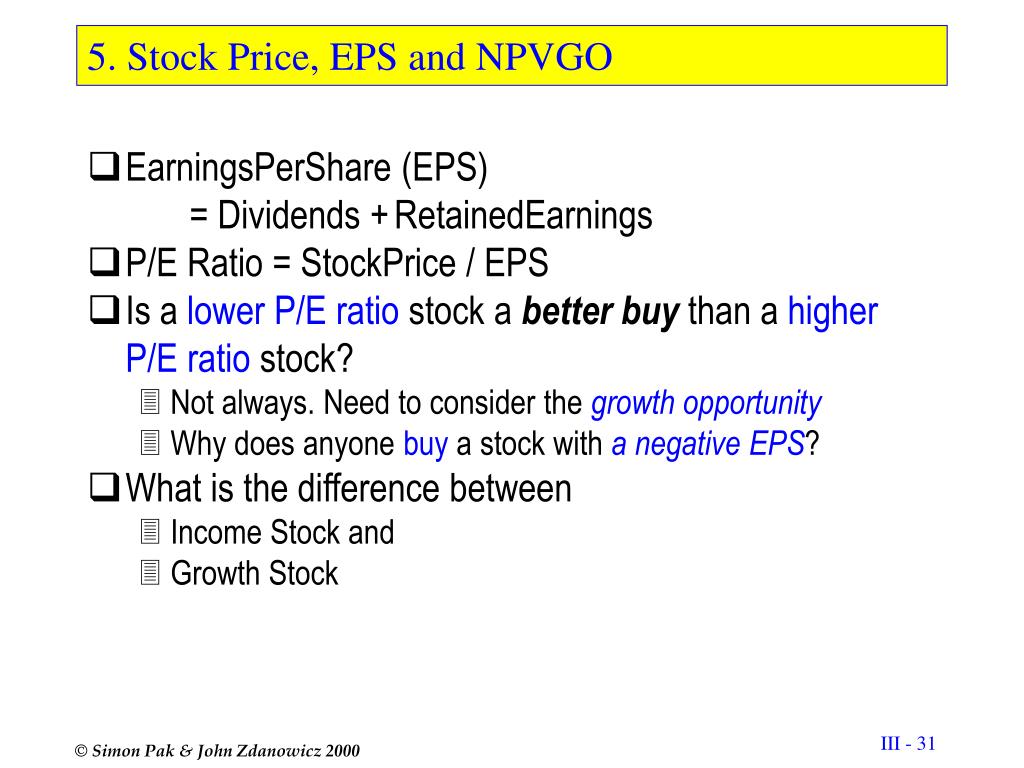 PPT - III. Bond And Stock Valuation PowerPoint Presentation, Free ...