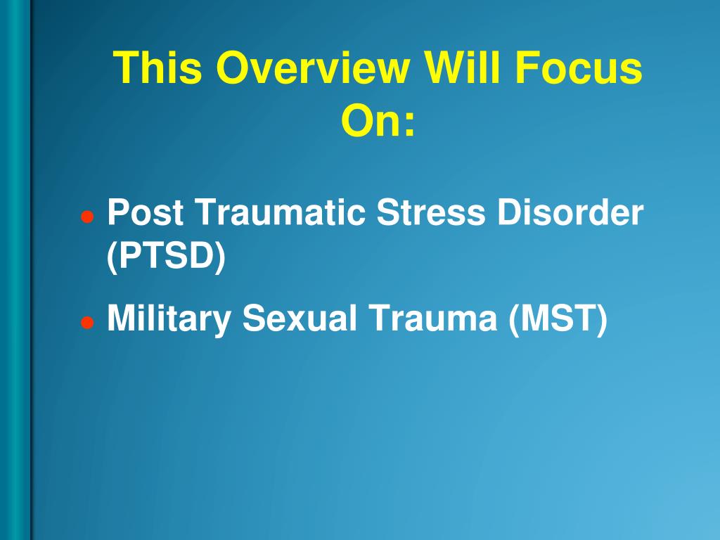 Veterans Psychosocial Issues