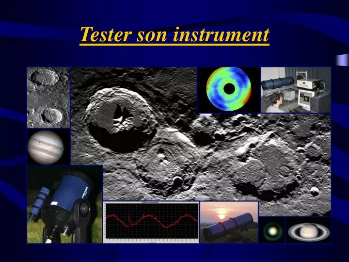 PPT - Tester son instrument PowerPoint Presentation, free download - ID ...