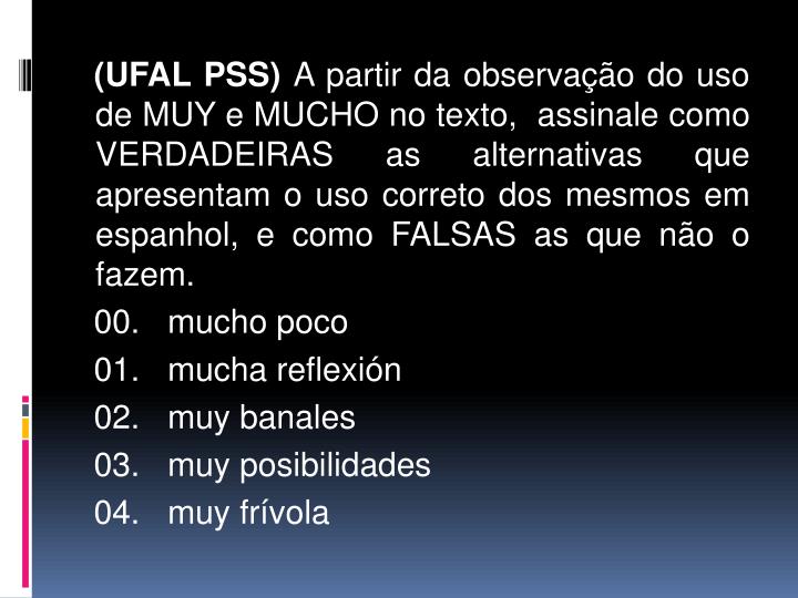 PPT - ESPANHOL vestibulares PowerPoint Presentation, free download -  ID:5753185