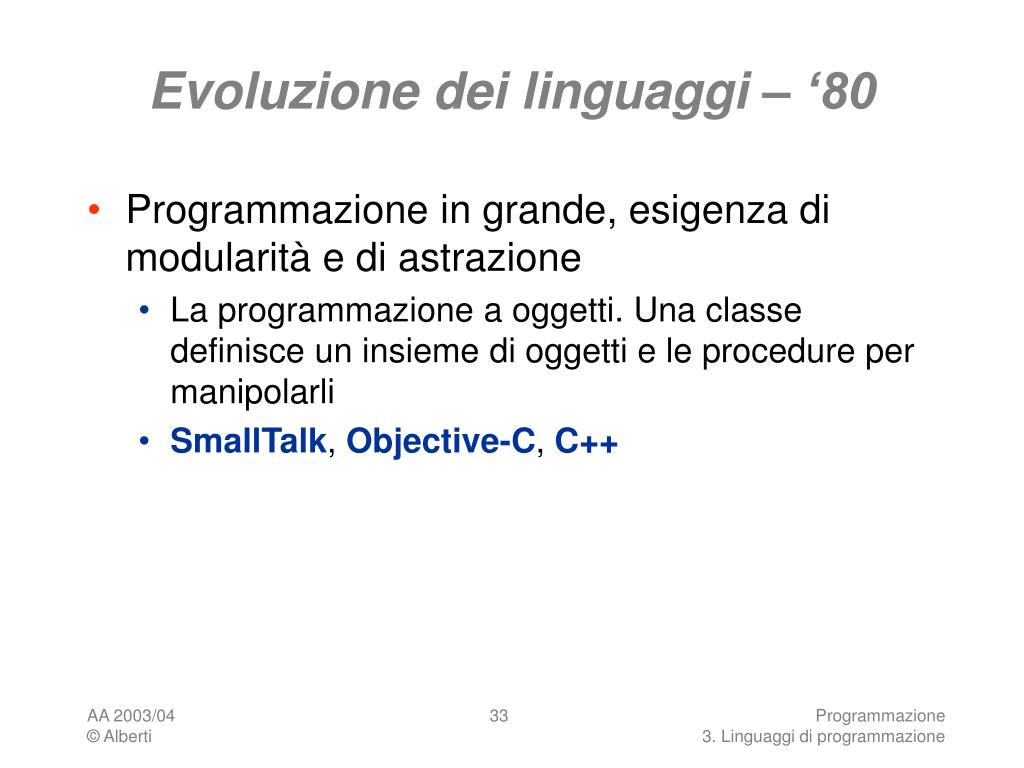PPT - I linguaggi di programmazione PowerPoint Presentation, free ...