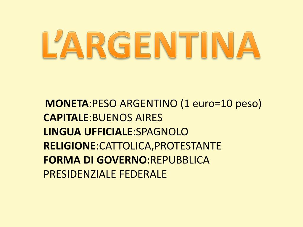 PPT - Lâ€™ARGENTINA PowerPoint Presentation, free download - ID:3986313