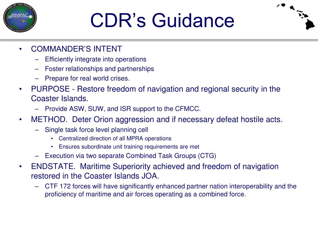 PPT - CTF 172 RIMPAC STAFF TRAINING JUL 5, 2014 LCDR John Vinson ...