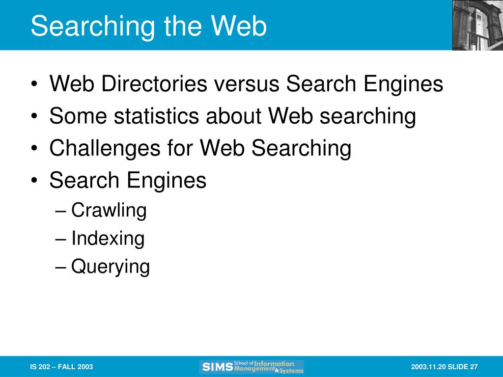 essay on web searching