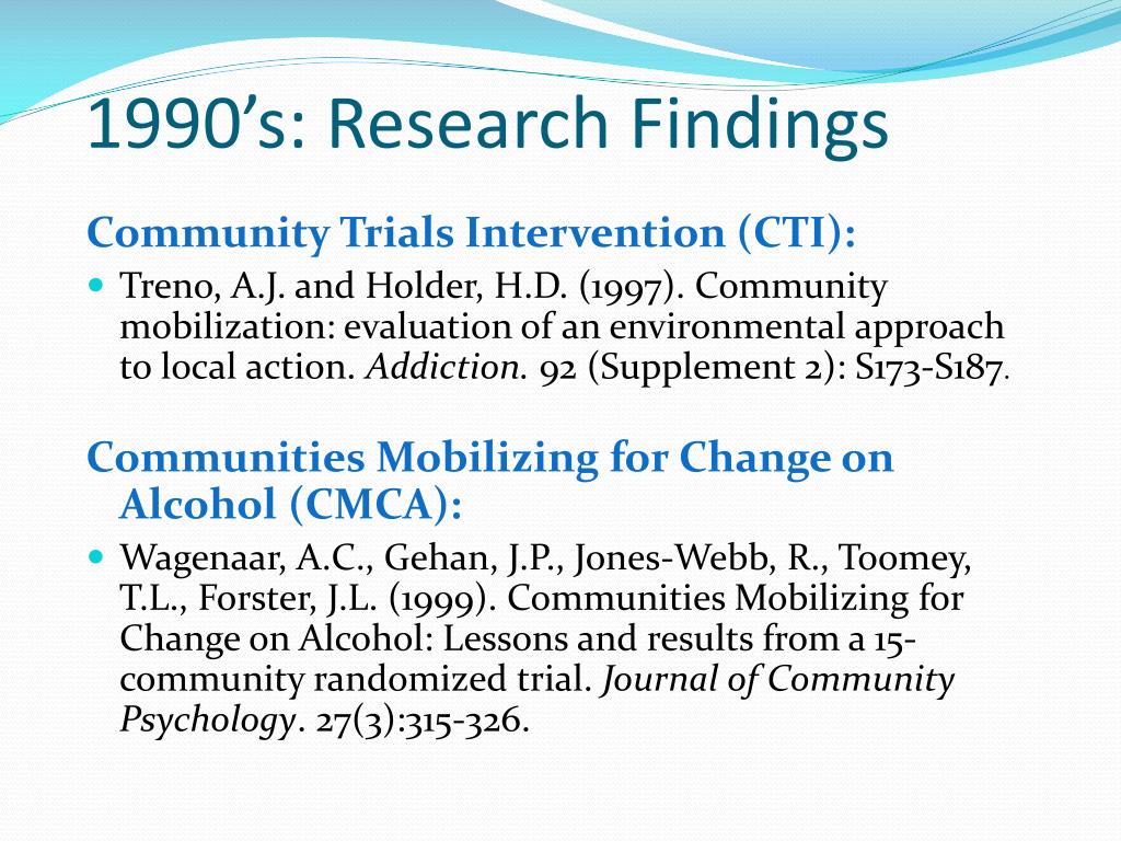 research findings on substance abuse