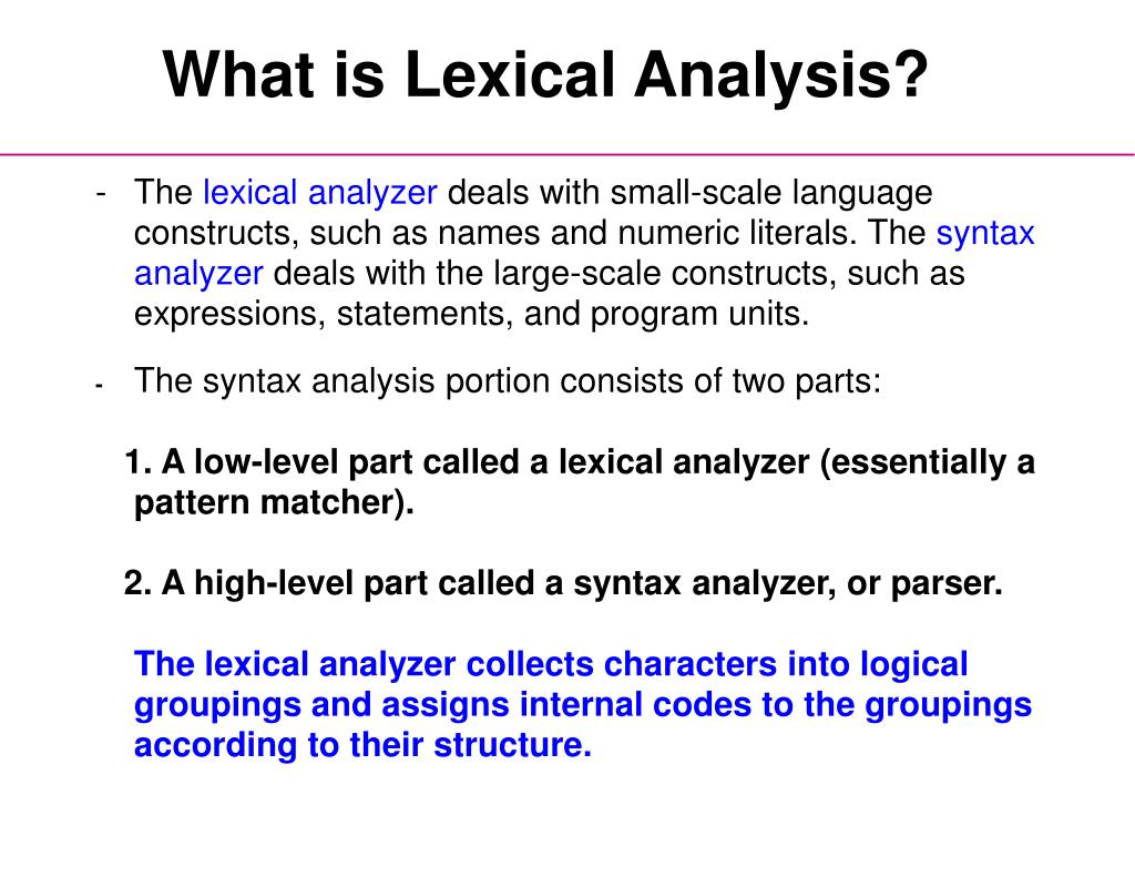 lexical representations definition