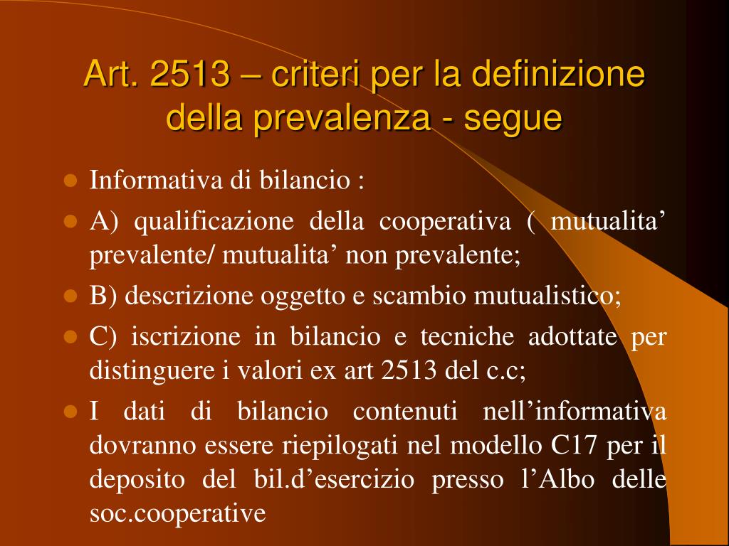 PPT - BILANCIO E FISCALITAâ€˜ DELLE SOCIETA' COOPERATIVE Rinaldo Giordani  Dottore commercialista PowerPoint Presentation - ID:3992630