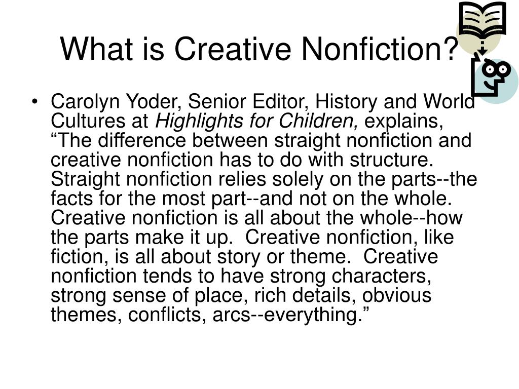 PPT Creative Nonfiction By Greg Harris June 4 2009 PowerPoint ppt-creative-nonfiction-by-greg-harris-june-4-2009-powerpoint