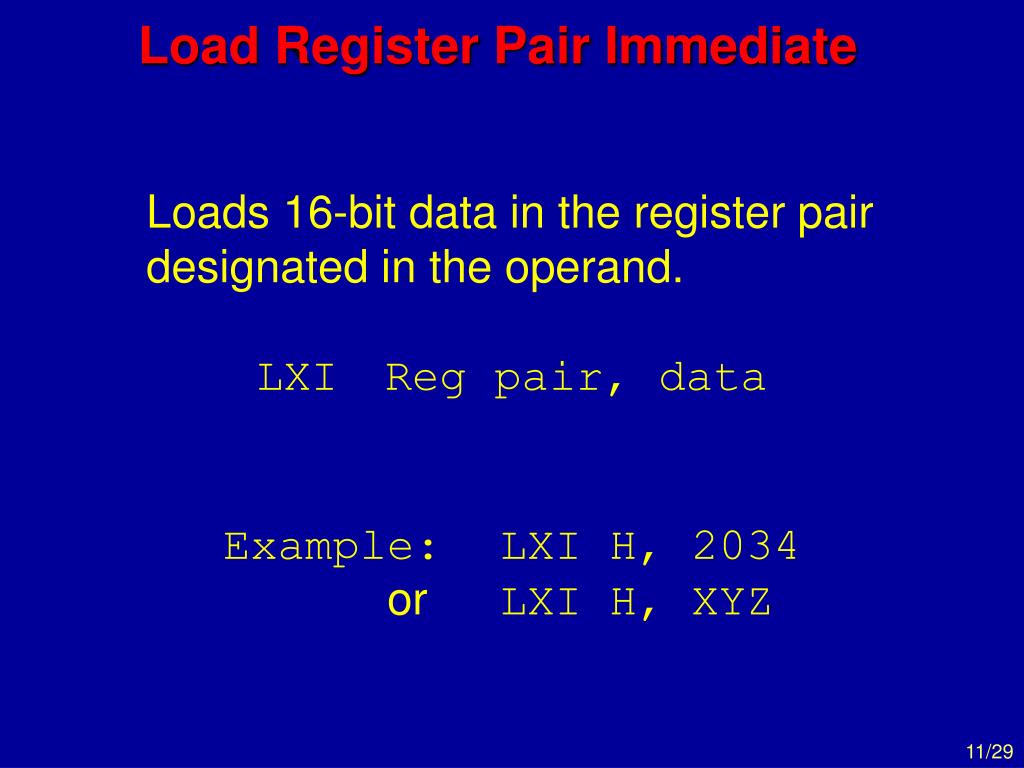 PPT - Lecture 12 Assembly Language 1 PowerPoint Presentation, free ...