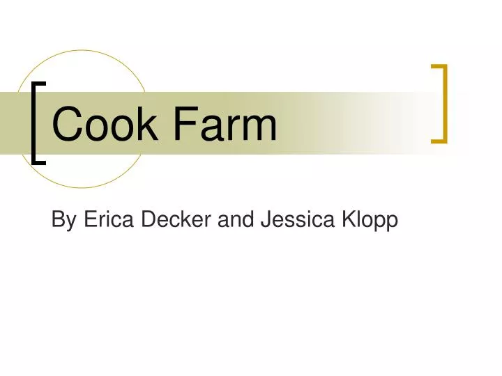 cook farm n.