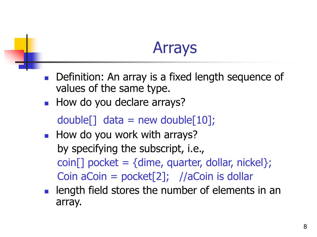 What Is Array Explain With Example