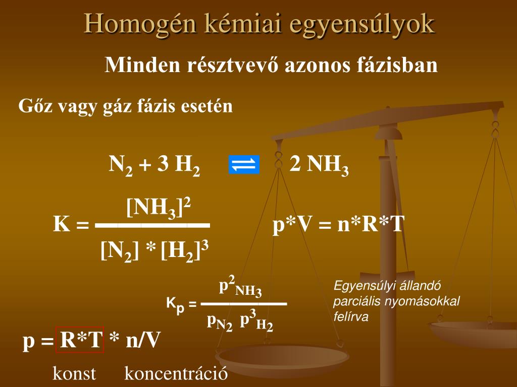 PPT - KÃ©miai egyensÃºlyok PowerPoint Presentation, free download -  ID:3997208
