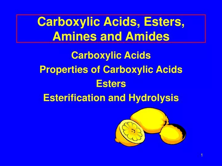 laboratory report on properties of carboxylic acids Organic chemistry lab experiment 4 preparation and properties of soap animal fats or vegetables which are esters of carboxylic acids they have a high. laboratory report on properties of carboxylic acids Organic chemistry lab experiment 4 preparation and properties of soap animal fats or vegetables which are esters of carboxylic acids they have a high.