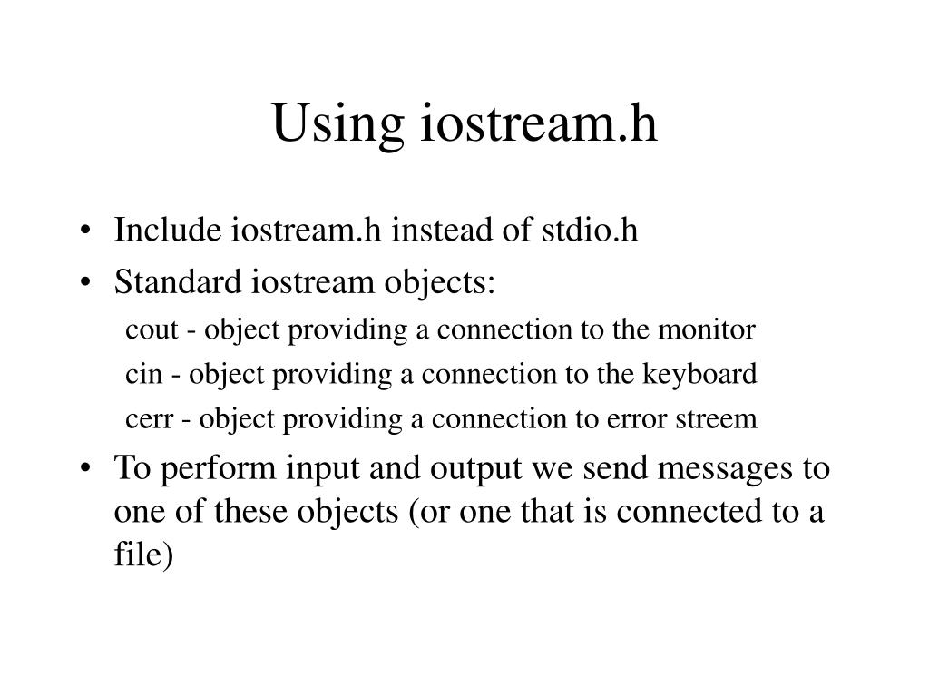 Include Iostream Co To Znaczy Include Iostream H - slideshare