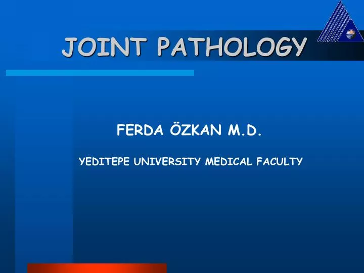 joint pathology n.