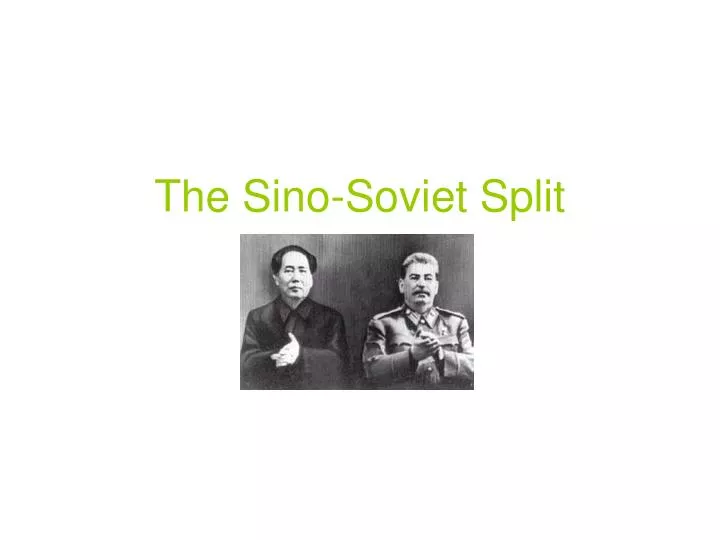 sino soviet split It still would have ended with the collapse of the soviet union, but china might have gone down with it assuming china and the ussr both kept on their separate economic paths, with the ussr remaining a state controlled system and china adopting a. sino soviet split It still would have ended with the collapse of the soviet union, but china might have gone down with it assuming china and the ussr both kept on their separate economic paths, with the ussr remaining a state controlled system and china adopting a.