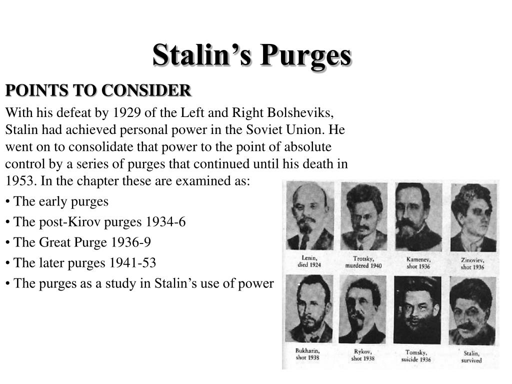 PPT - Stalin's Purges PowerPoint Presentation, free download - ID:4000809
