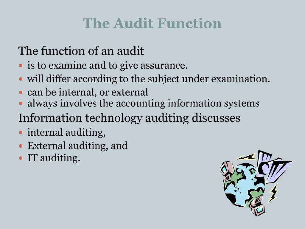 PPT Chapter 12 Information Technology Auditing PowerPoint
