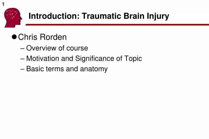 Introduction Of Traumatic Brain Injury