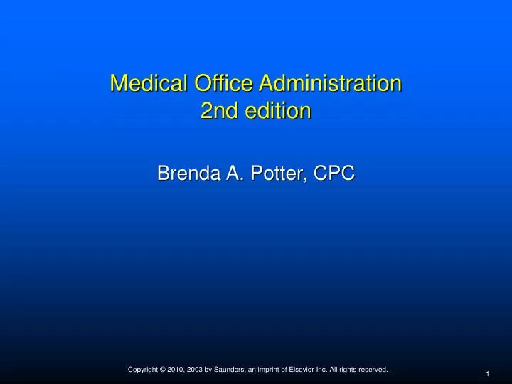 medical office administration 2nd edition n.