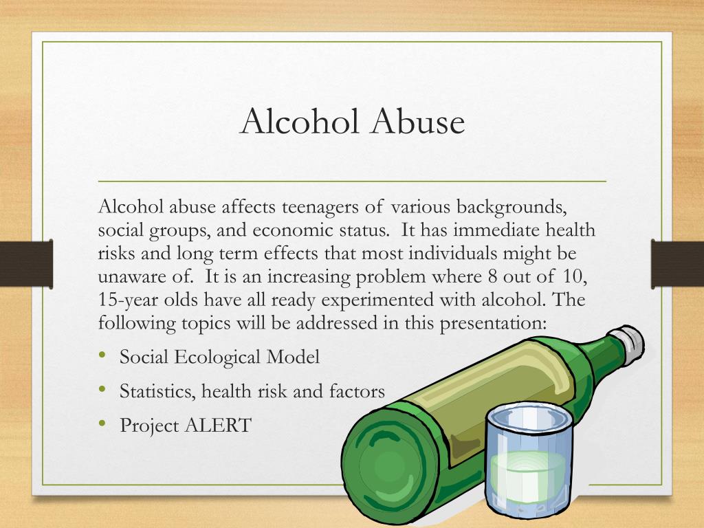alcohol case study pdf