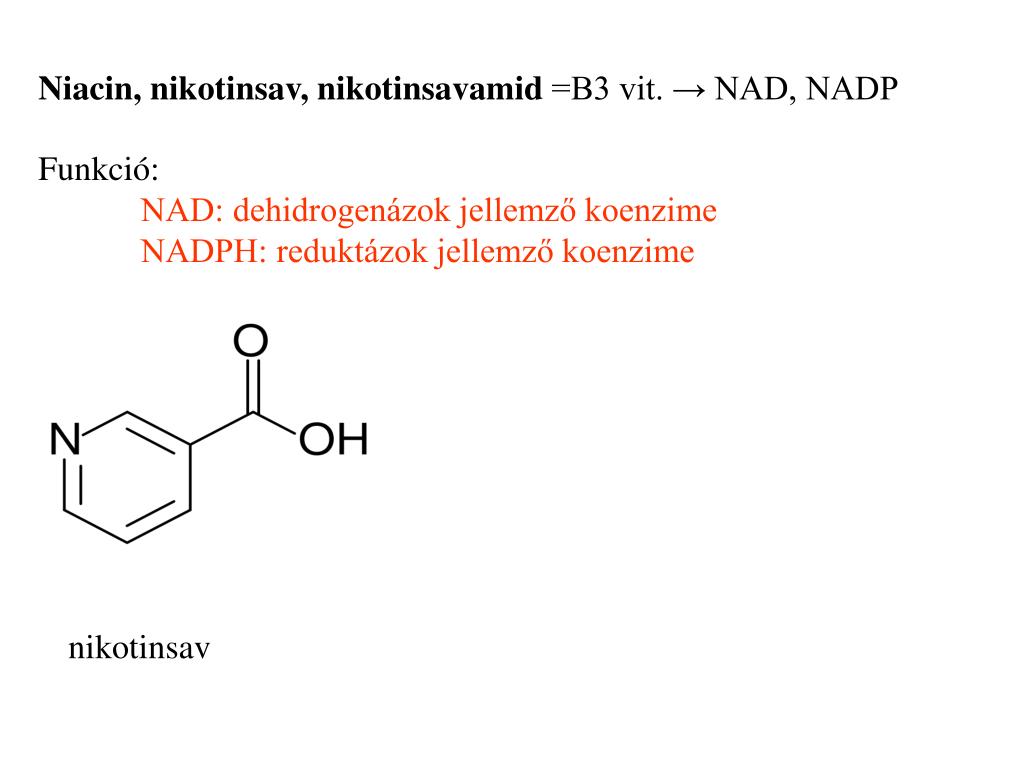 egy nikotinsav