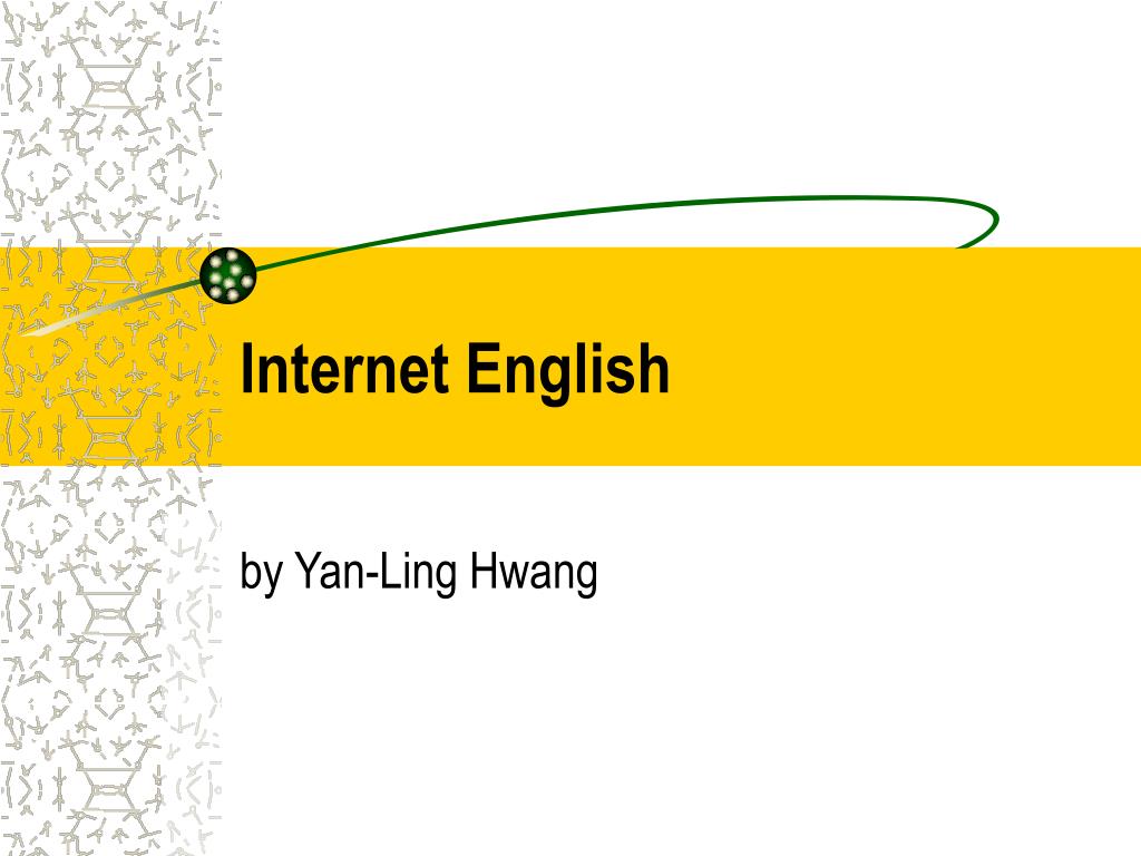 internet presentation in english
