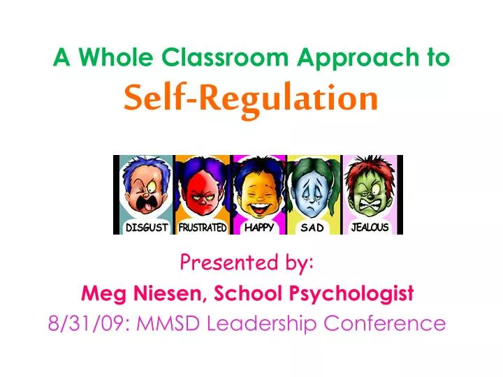 presentation on self regulation