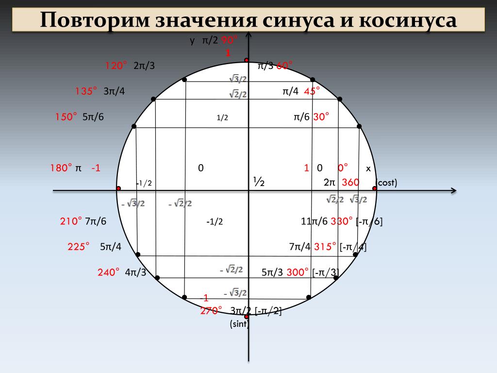 Синус альфа окружность. Косинус 1 на тригонометрическом круге. Тригонометрическая окружность 10 класс. Круг синус косинус п6 точки. Единичная окружность со значениями синусов и косинусов.