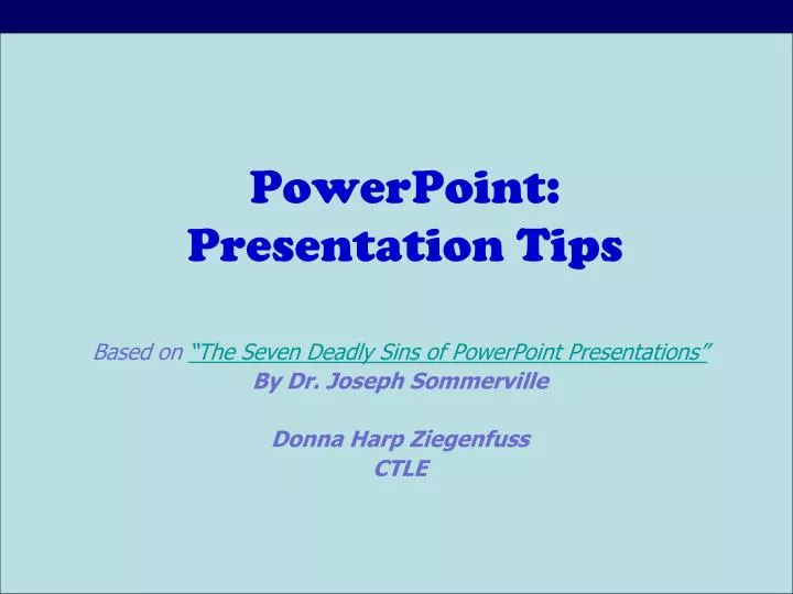 powerpoint presentation tips n.