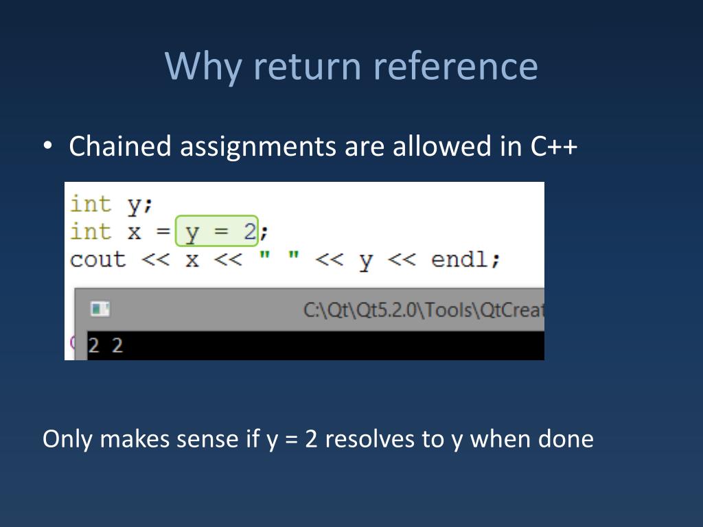 c copy assignment operator return reference