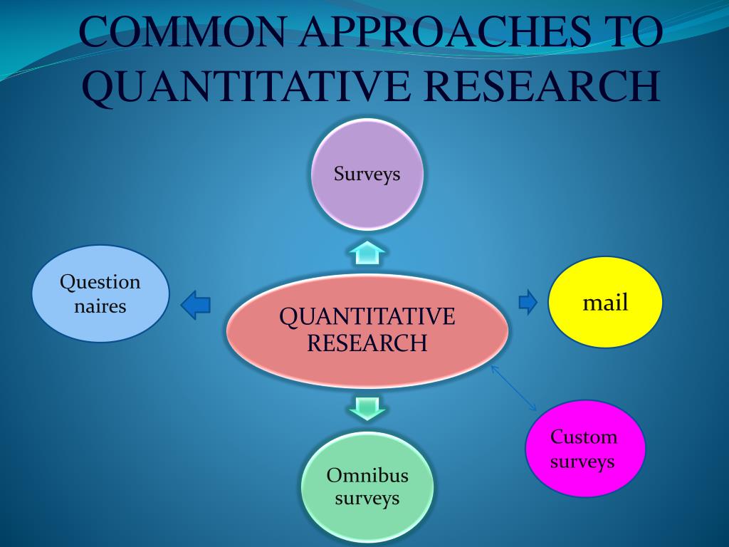 quantitative research study in education