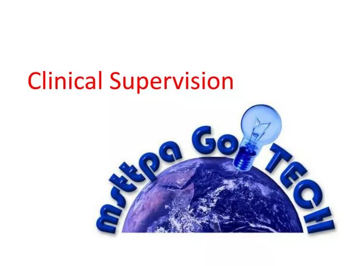 clinical supervision clinical supervision