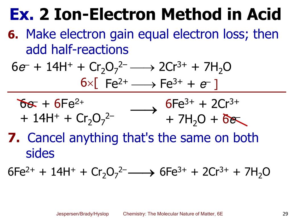 PPT Chapter 6 Oxidation Reduction Reactions PowerPoint Presentation ID 4012495