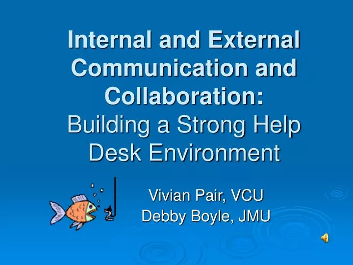 Ppt Internal And External Communication And Collaboration