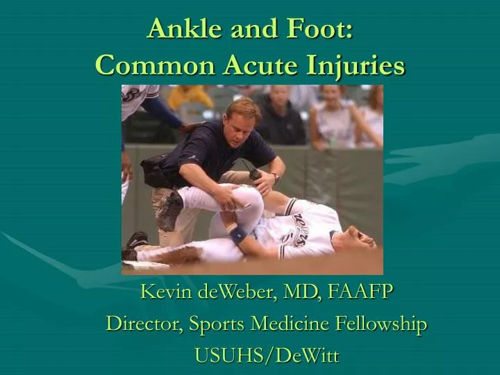 Ppt Injuries To The Lower Leg Ankle And Foot Powerpoint Foot Ankle
