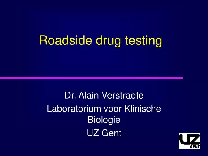 PPT Roadside drug testing PowerPoint Presentation, free download ID