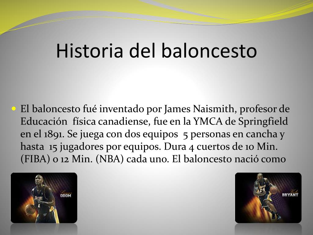 PPT - Historia del baloncesto PowerPoint Presentation, free download -  ID:4018580