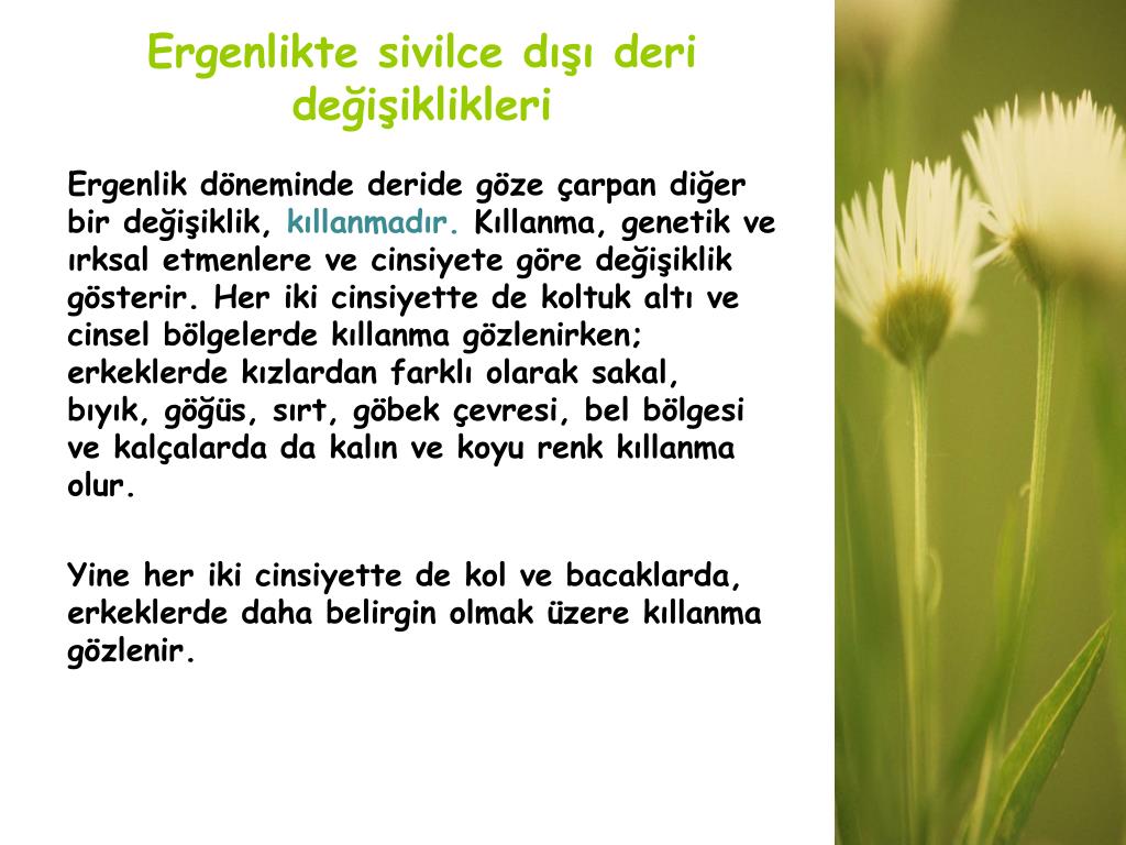 PPT ERGENLİK DÖNEMİNDE KİŞİSEL TEMİZLİK VE HİJYEN PowerPoint