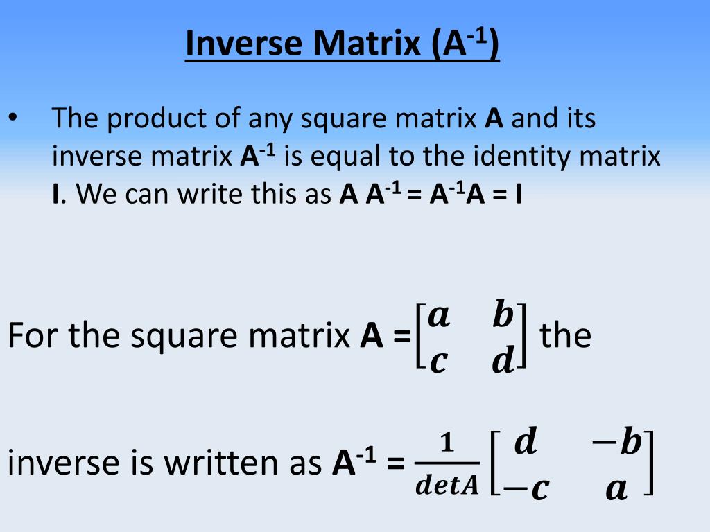 Investing ill conditioned matrices inverse investing in paper assets