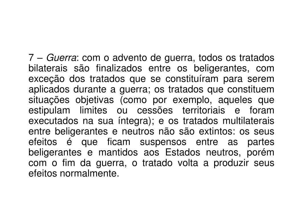 PPT - TRATADOS INTERNACIONAIS PowerPoint Presentation, free download - ID:4020040