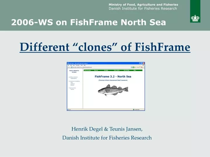 2006 ws on fishframe north sea n.