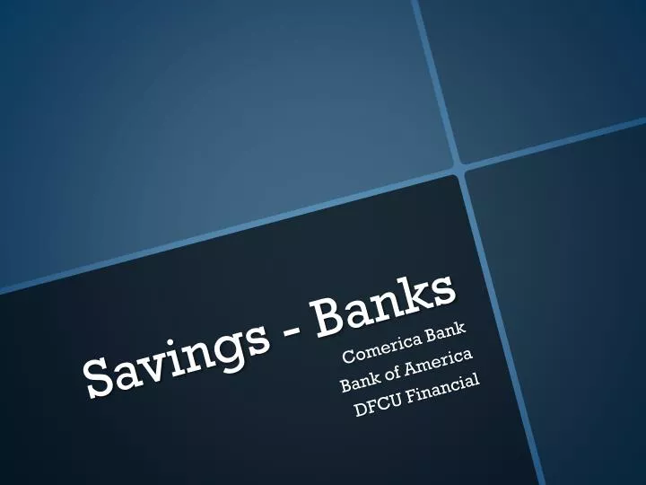 savings banks n.