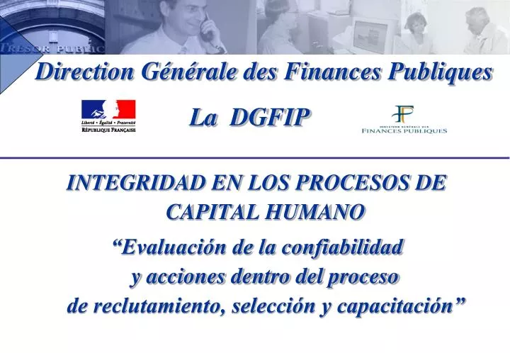 PPT - Direction Générale Des Finances Publiques La DGFIP PowerPoint ...